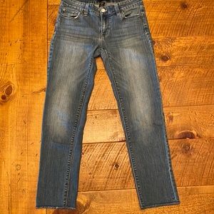 White House Black Market cropped Jean